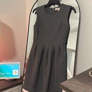 Ann Taylo/Loft 2P Gray Dress